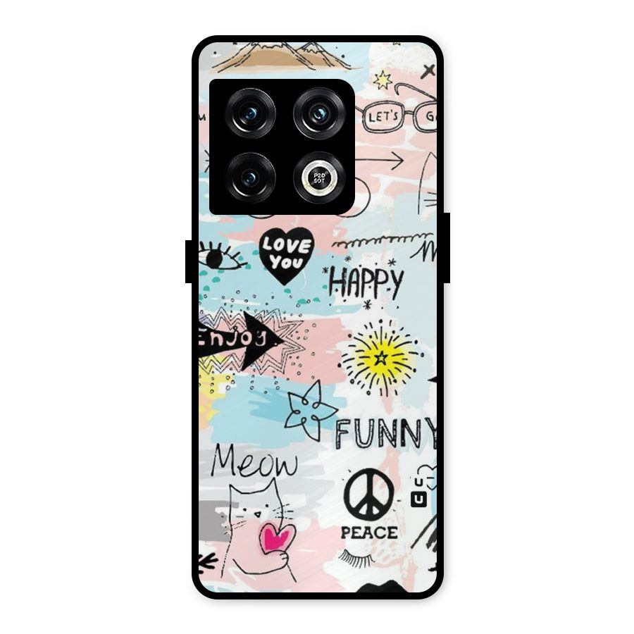 Peace And Funny Metal Back Case for OnePlus 10 Pro 5G