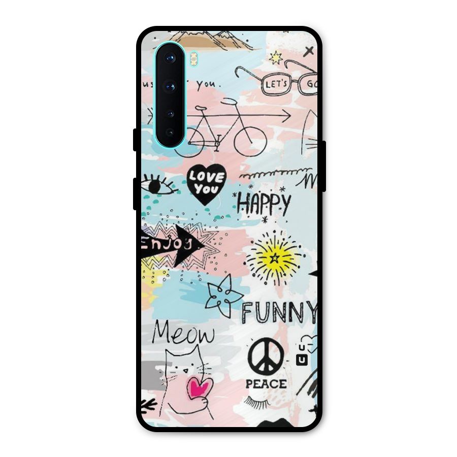 Peace And Funny Metal Back Case for OnePlus Nord