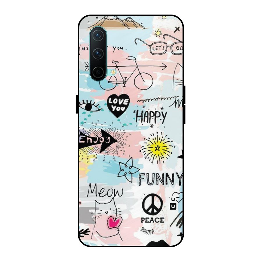 Peace And Funny Metal Back Case for OnePlus Nord CE 5G
