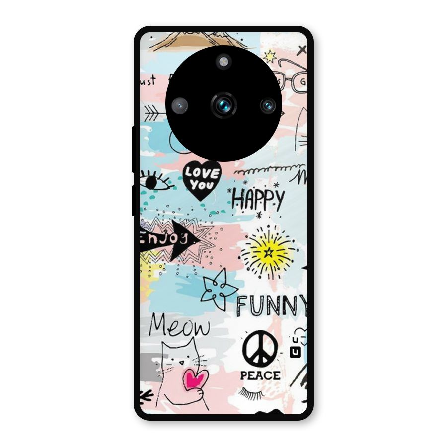 Peace And Funny Metal Back Case for Realme 11 Pro Plus