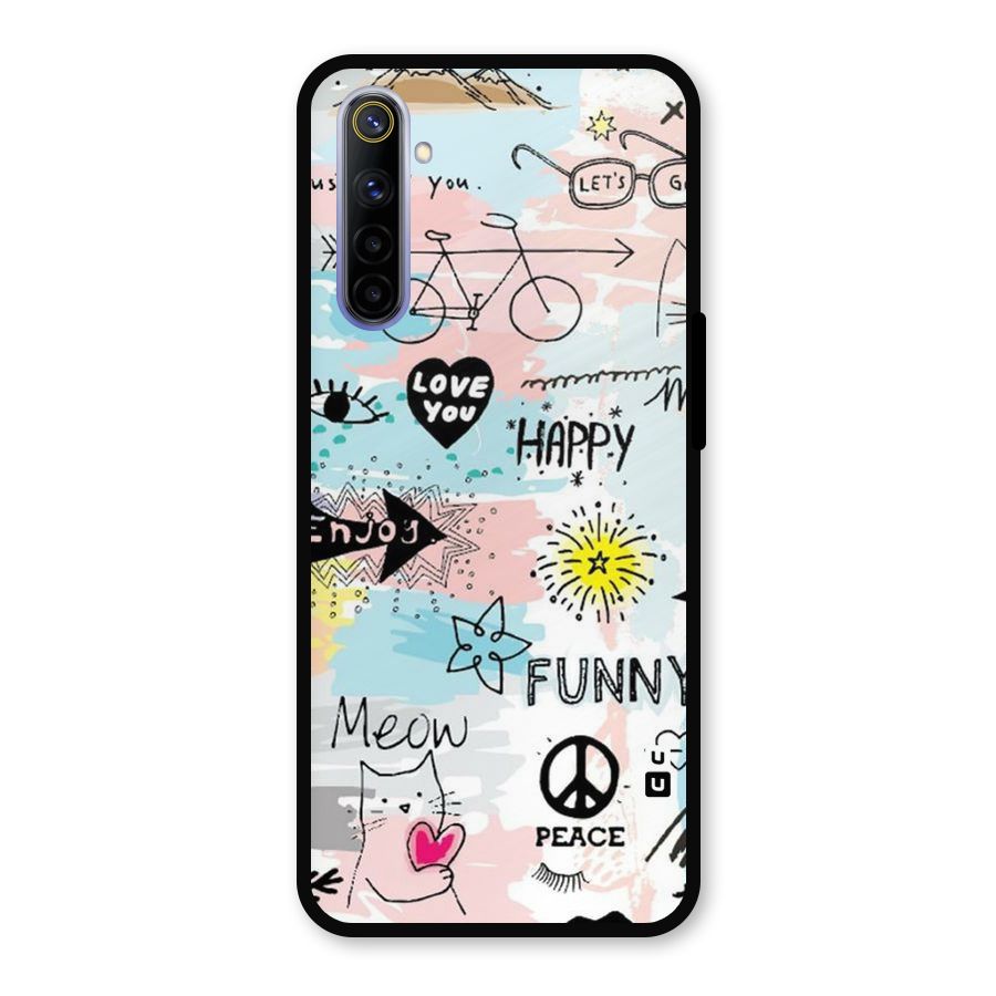 Peace And Funny Metal Back Case for Realme 6i