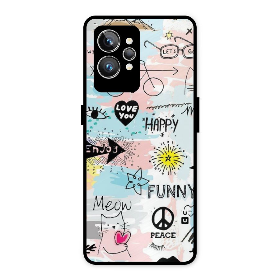 Peace And Funny Metal Back Case for Realme GT2 Pro