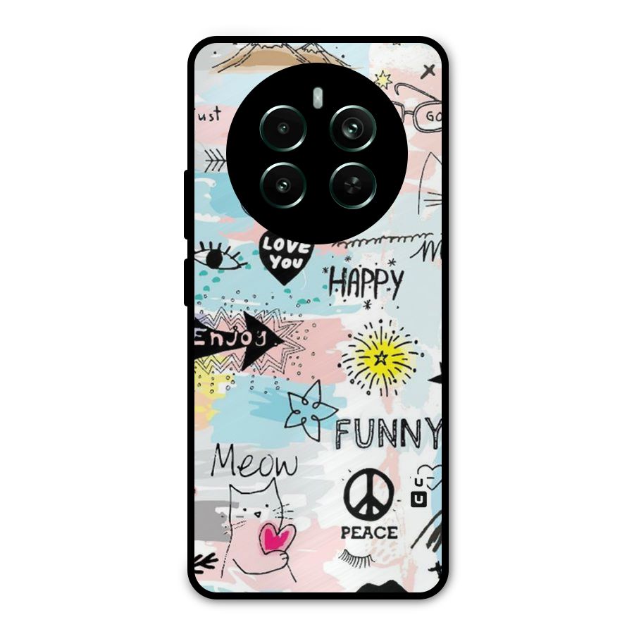 Peace And Funny Metal Back Case for Realme Narzo 70 Pro