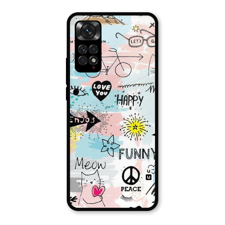 Peace And Funny Metal Back Case for Redmi Note 11s