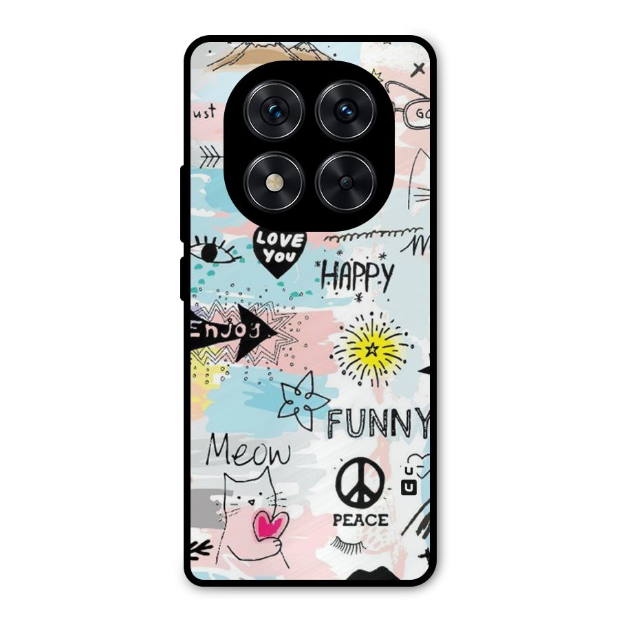 Peace And Funny Metal Back Case for Redmi Note 14 Pro 5G