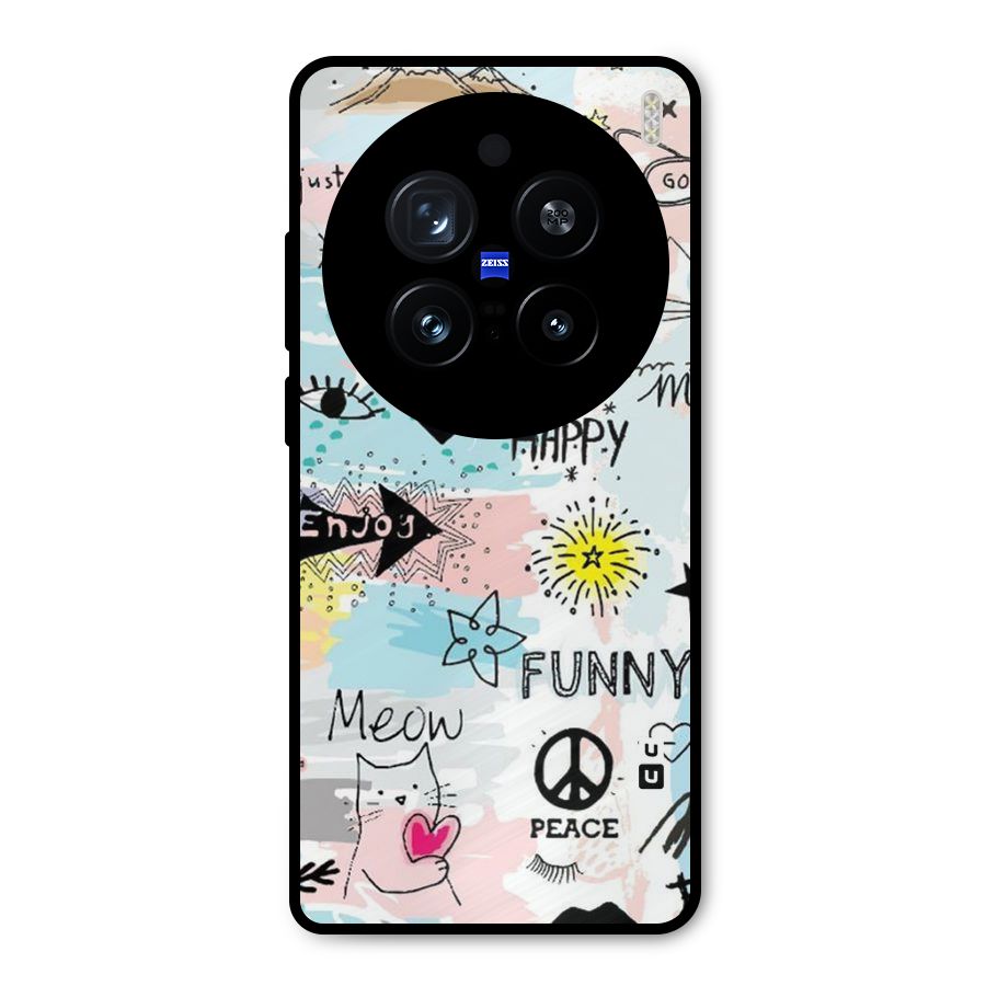 Peace And Funny Metal Back Case for Vivo X200 Pro