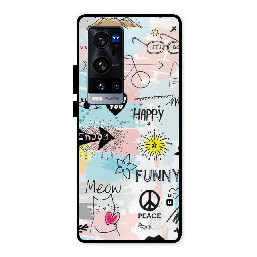 Peace And Funny Metal Back Case for Vivo X60 Pro Plus