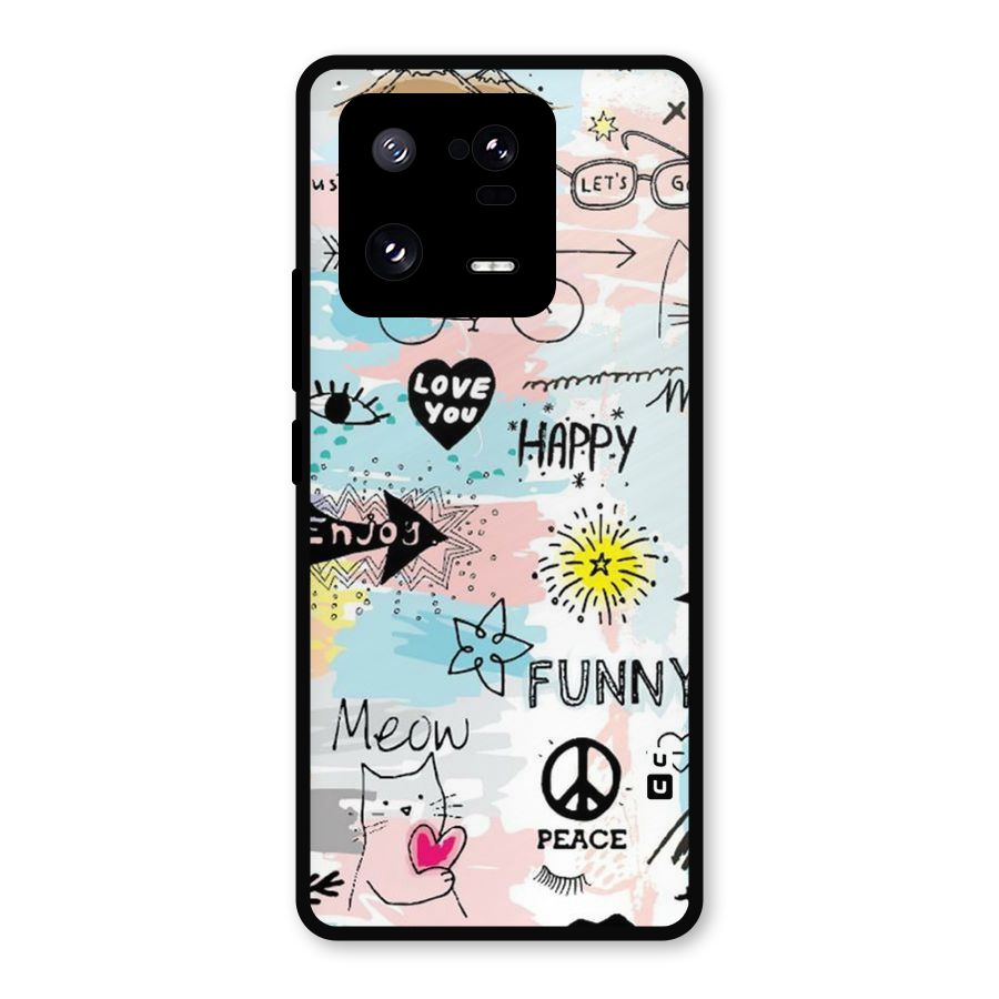 Peace And Funny Metal Back Case for Xiaomi 13 Pro
