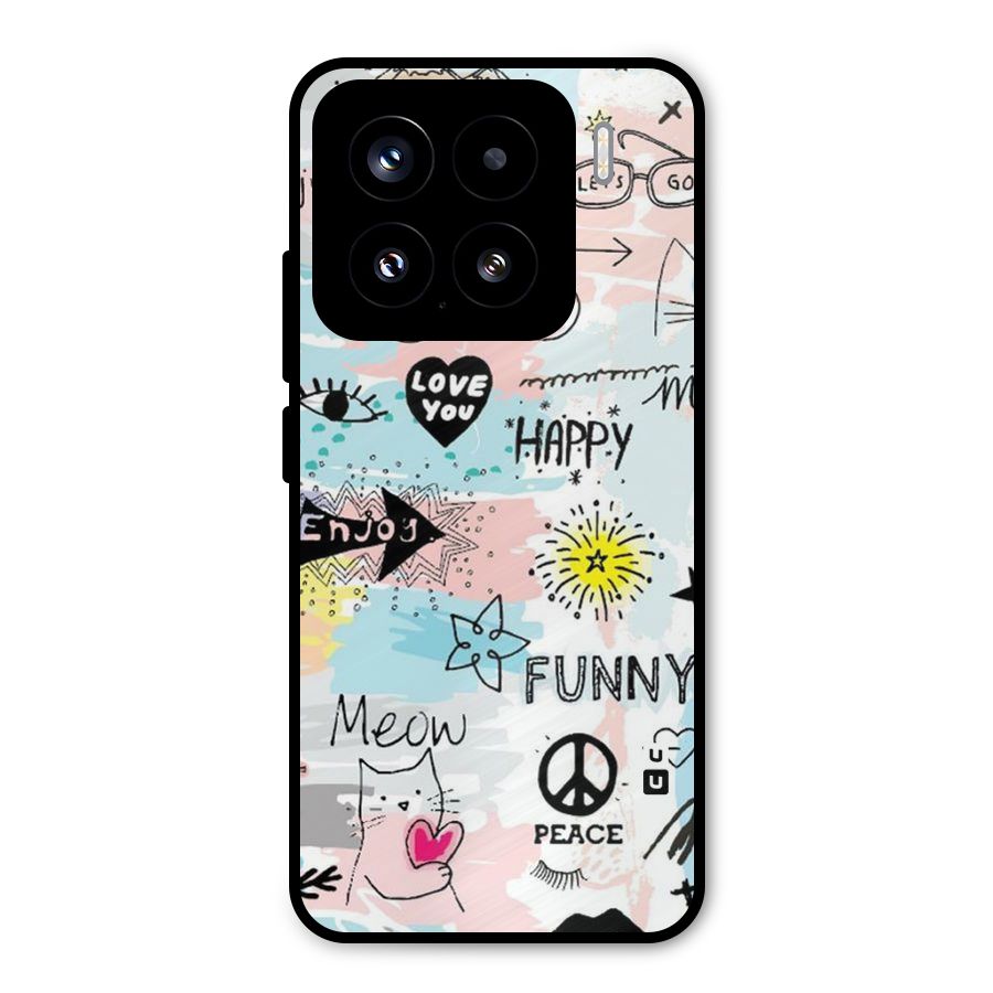 Peace And Funny Metal Back Case for Xiaomi 15