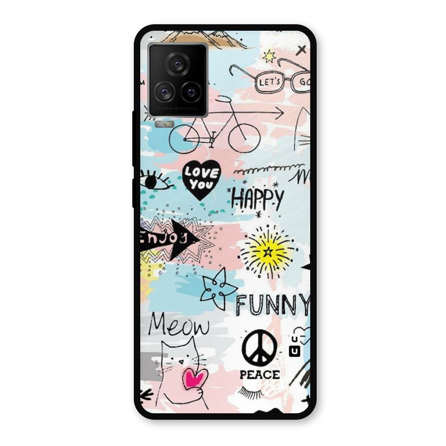 Peace And Funny Metal Back Case for iQOO 7 Legend 5G