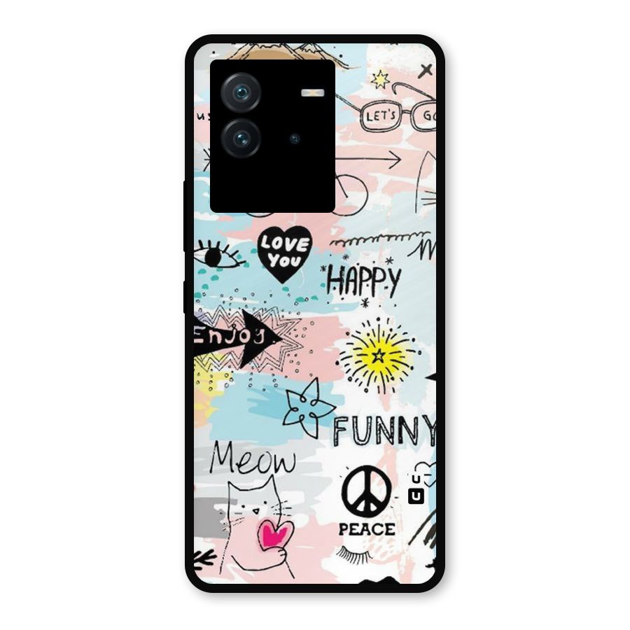 Peace And Funny Metal Back Case for iQOO Neo 6 5G