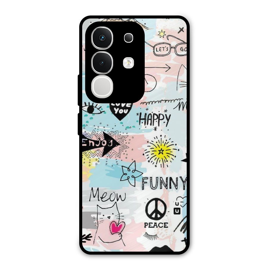 Peace And Funny Metal Back Case for iQOO Z10x