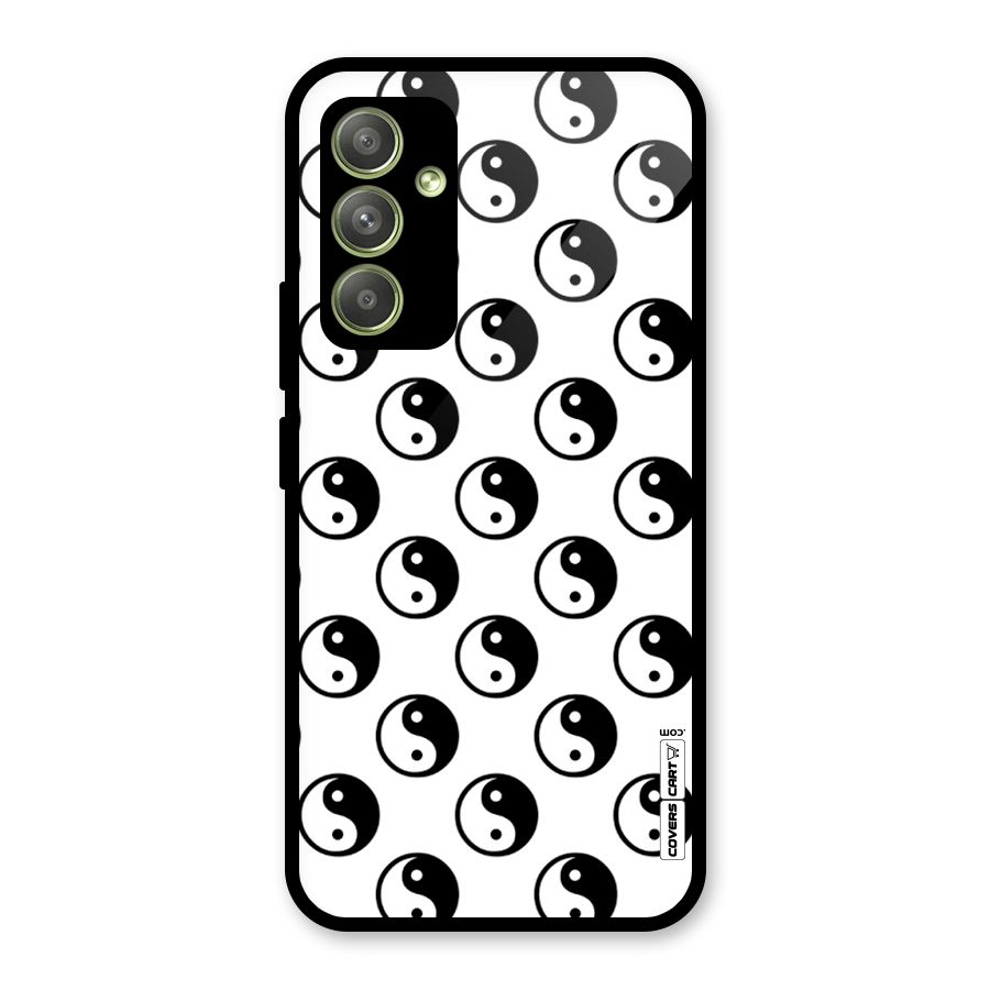 Peace Balls Glass Back Case for Galaxy A54