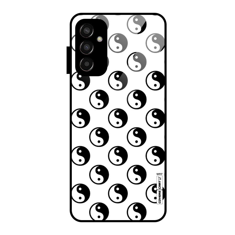 Peace Balls Glass Back Case for Galaxy F13