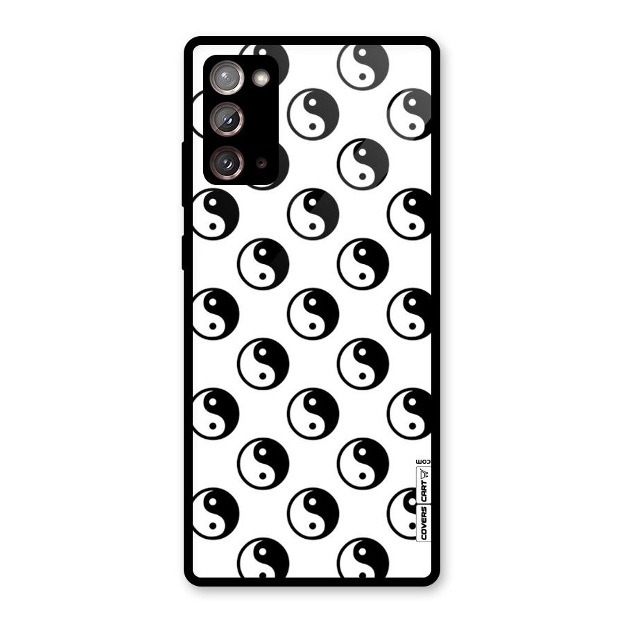 Peace Balls Glass Back Case for Galaxy Note 20