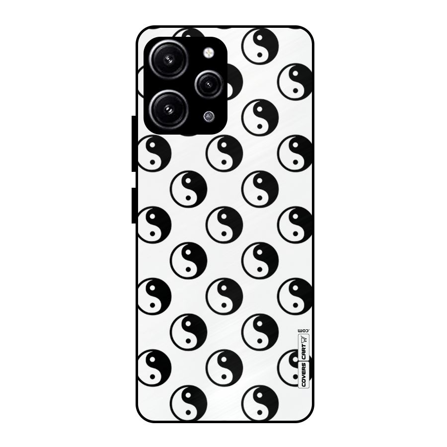 Peace Balls Glass Back Case for Redmi 12 4G