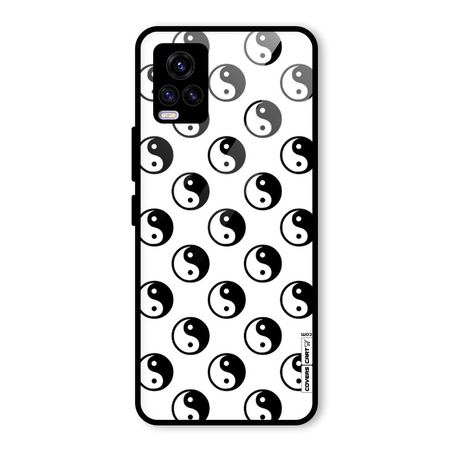Peace Balls Glass Back Case for Vivo V20 2021