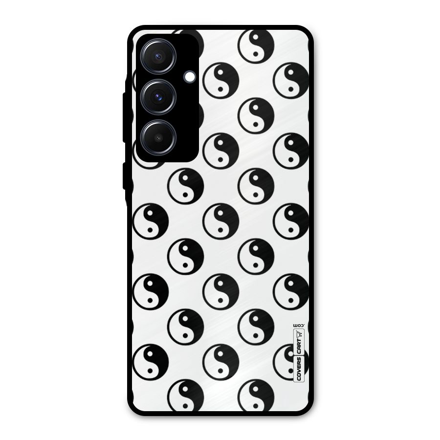 Peace Balls Metal Back Case for Galaxy A55