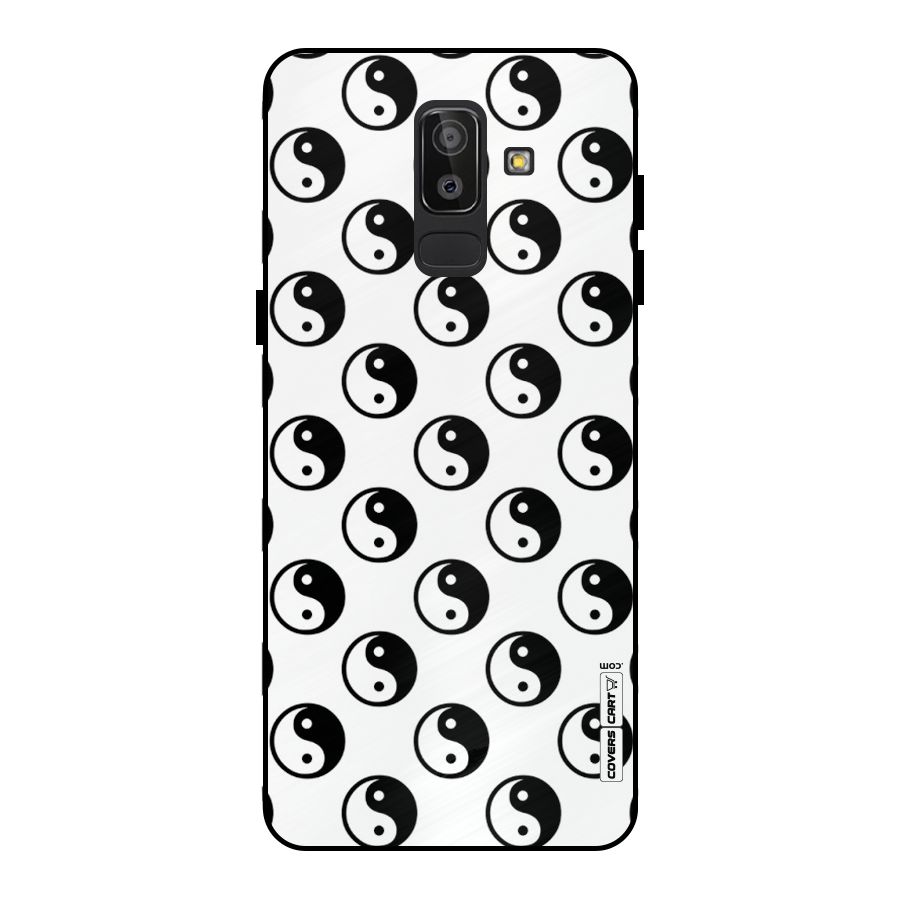 Peace Balls Metal Back Case for Galaxy J8