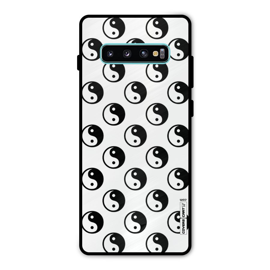 Peace Balls Metal Back Case for Galaxy S10 Plus