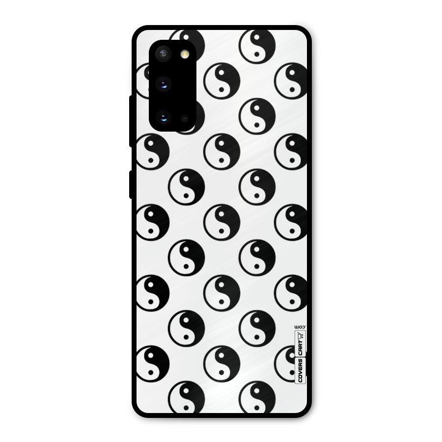 Peace Balls Metal Back Case for Galaxy S20