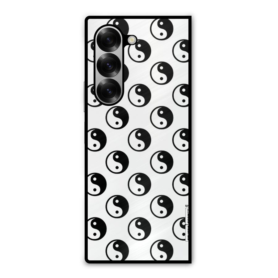 Peace Balls Metal Back Case for Galaxy Z Fold6