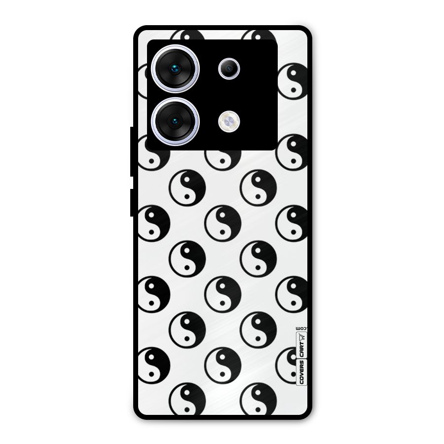 Peace Balls Metal Back Case for Infinix Zero 30 5G