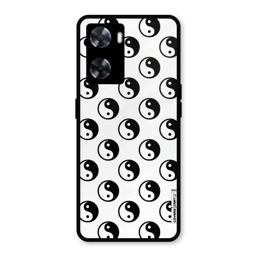 Peace Balls Metal Back Case for Oppo A57 2022