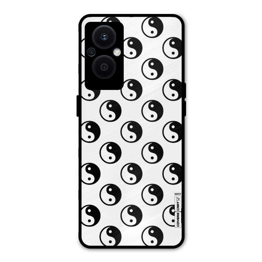 Peace Balls Metal Back Case for Oppo F21 Pro 5G