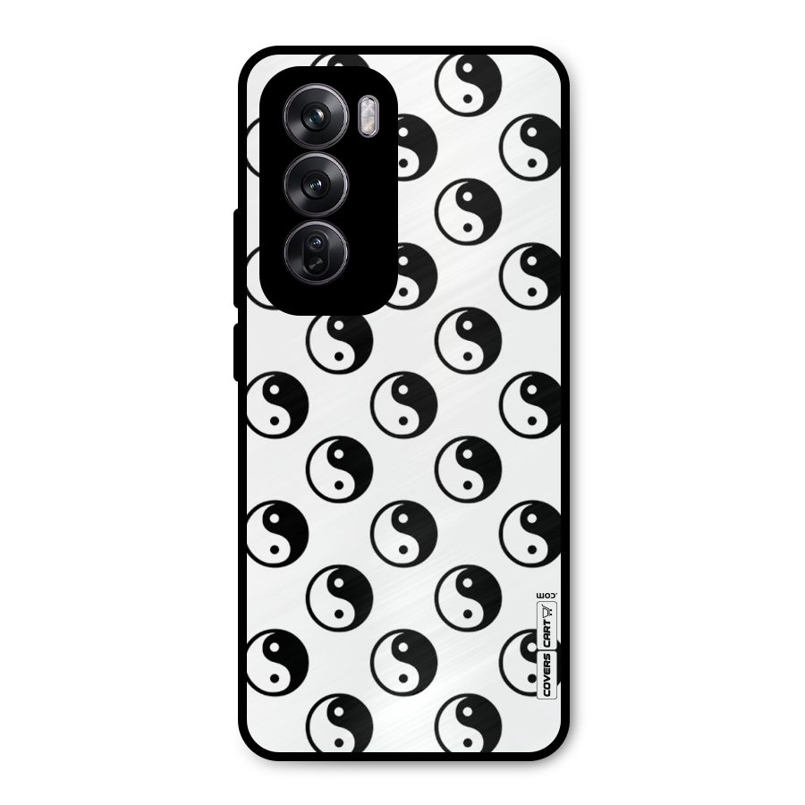 Peace Balls Metal Back Case for Oppo Reno12 Pro