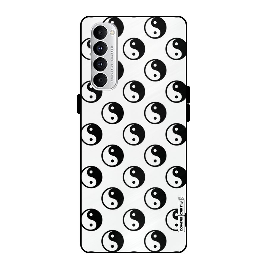 Peace Balls Metal Back Case for Oppo Reno4 Pro