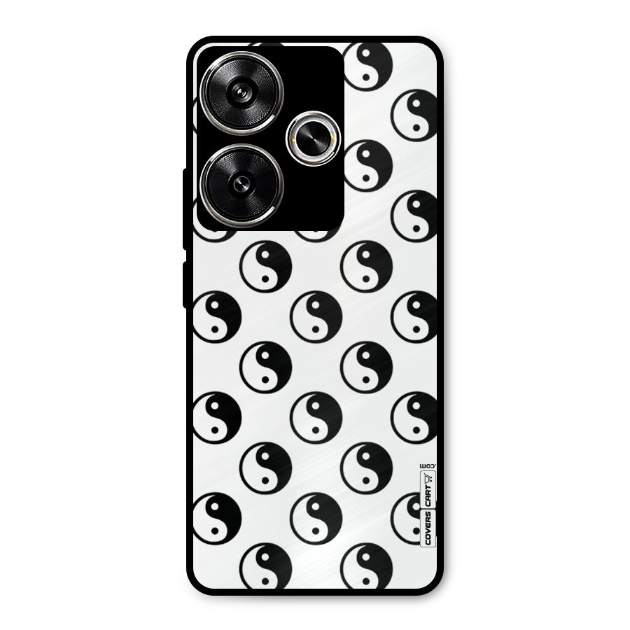 Peace Balls Metal Back Case for Poco F6