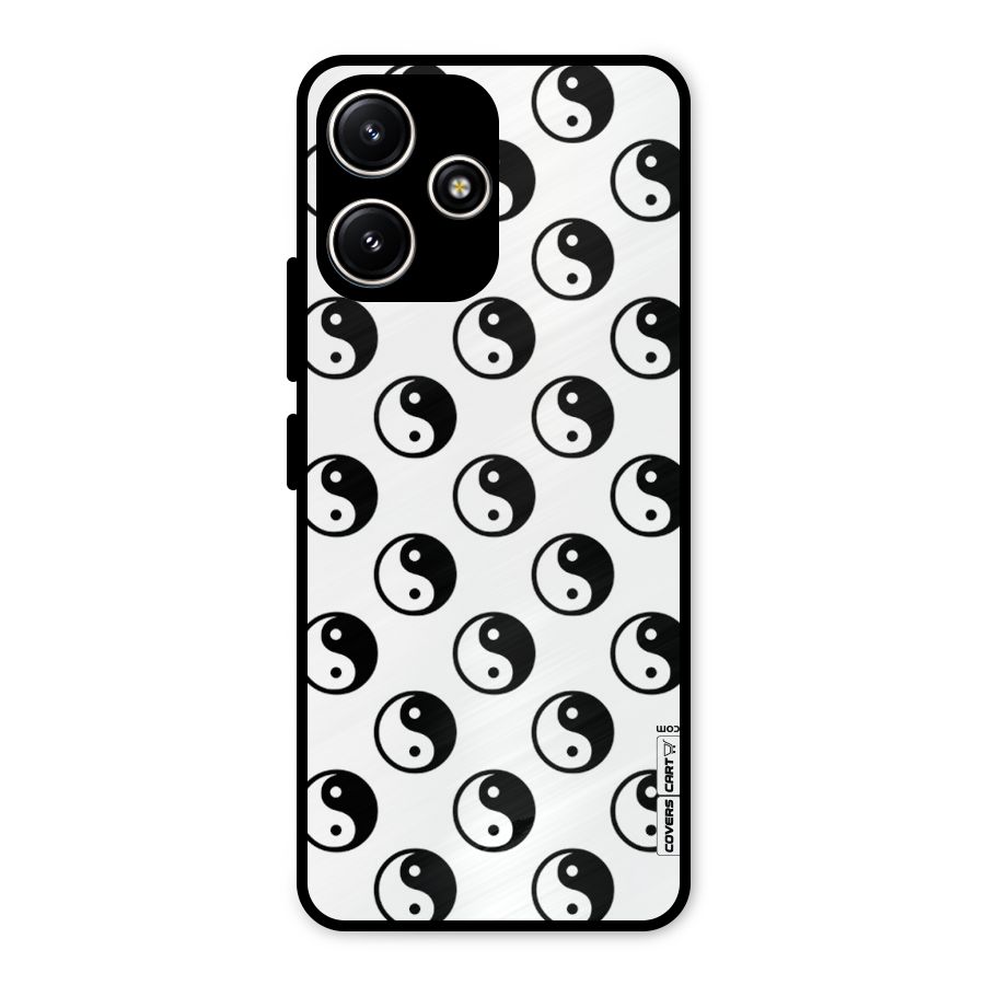 Peace Balls Metal Back Case for Poco M6 Pro