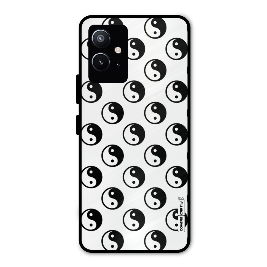 Peace Balls Metal Back Case for Vivo T1 5G