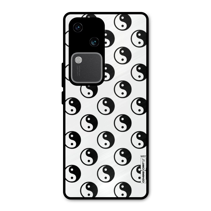 Peace Balls Metal Back Case for Vivo V30
