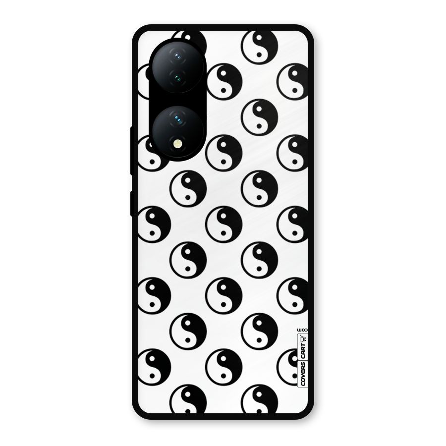 Peace Balls Metal Back Case for Vivo Y100
