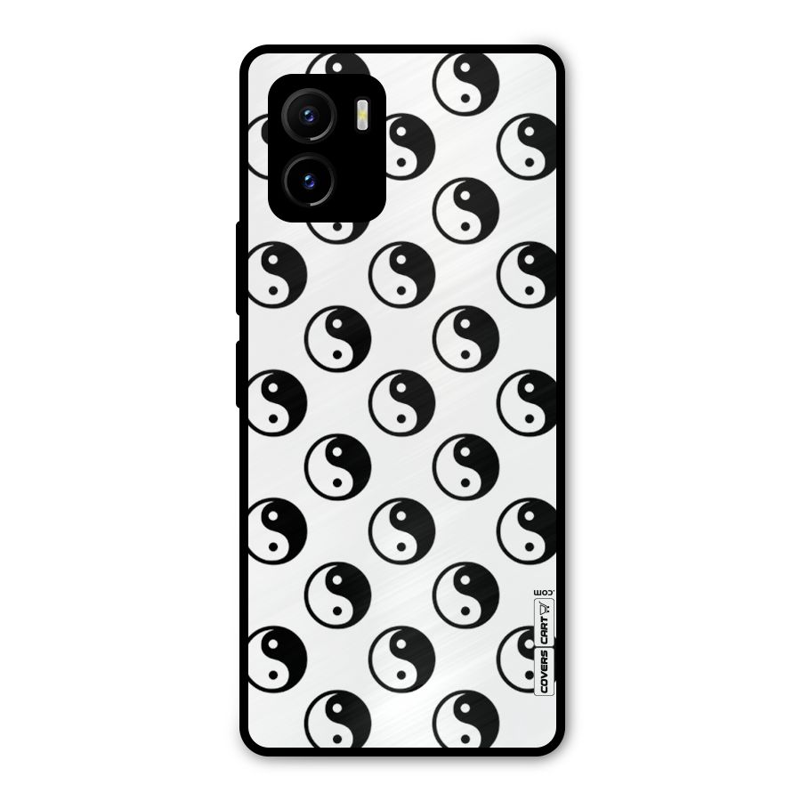 Peace Balls Metal Back Case for Vivo Y15s
