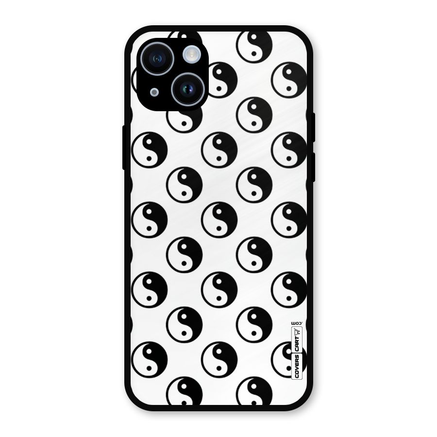 Peace Balls Metal Back Case for iPhone 14