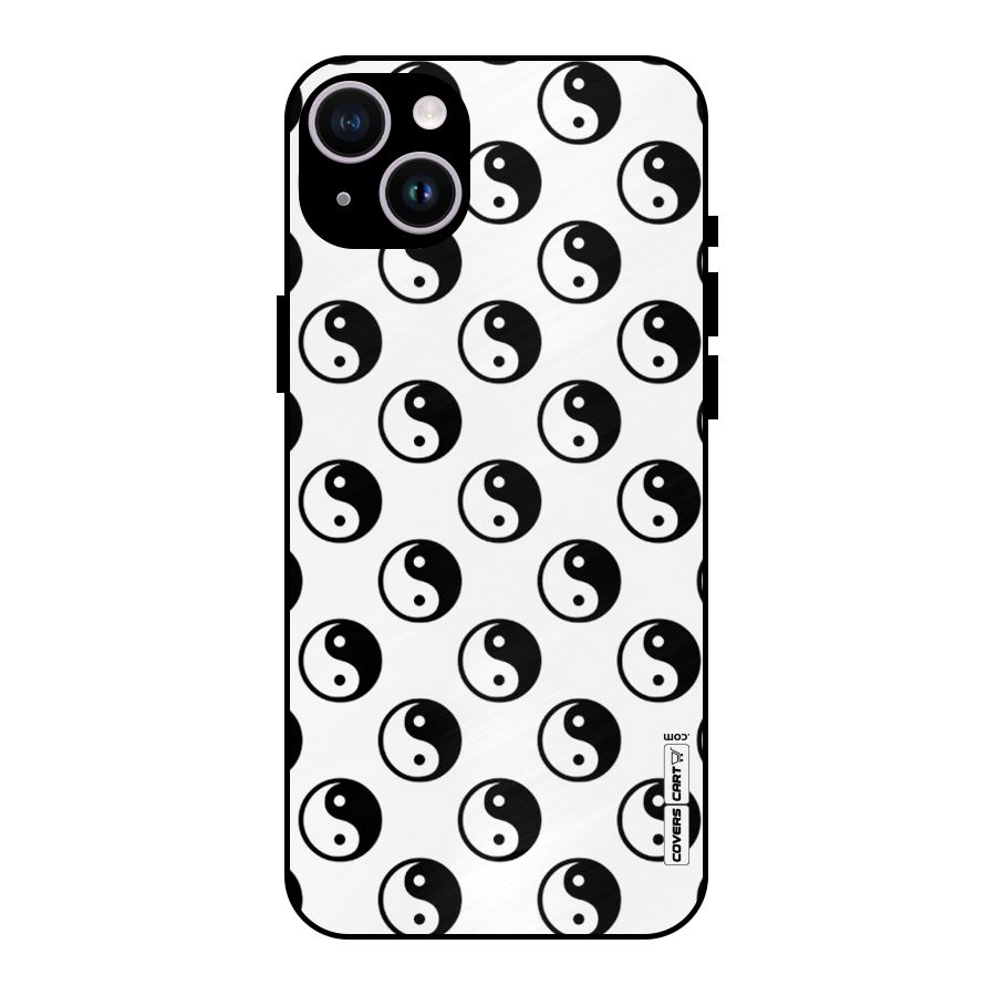 Peace Balls Metal Back Case for iPhone 14 Plus