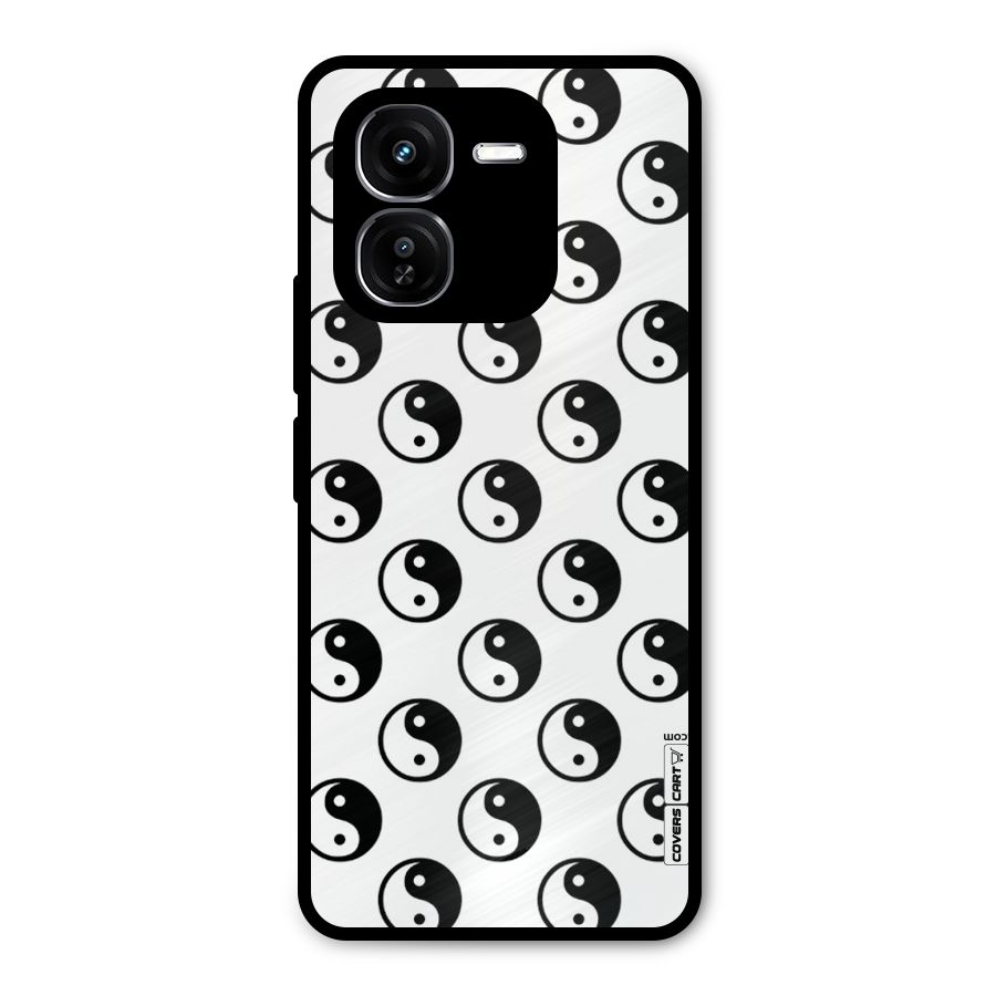 Peace Balls Metal Back Case for iQOO Z9x