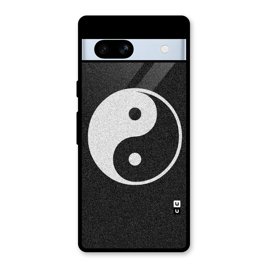Peace Disorted Glass Back Case for Google Pixel 7a