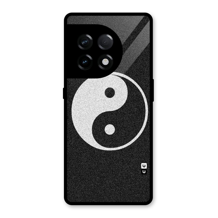 Peace Disorted Glass Back Case for OnePlus 11R