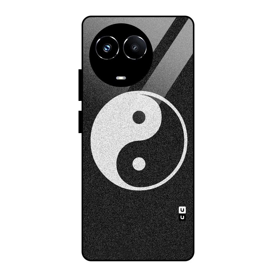 Peace Disorted Glass Back Case for Realme 11X