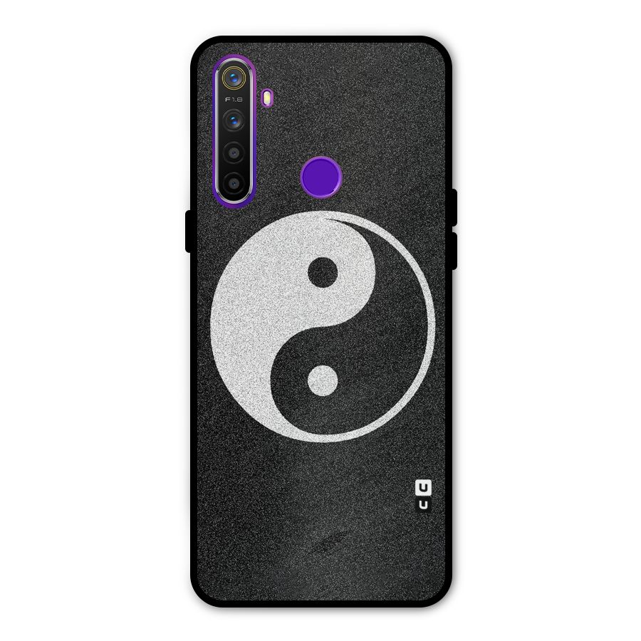 Peace Disorted Glass Back Case for Realme 5s