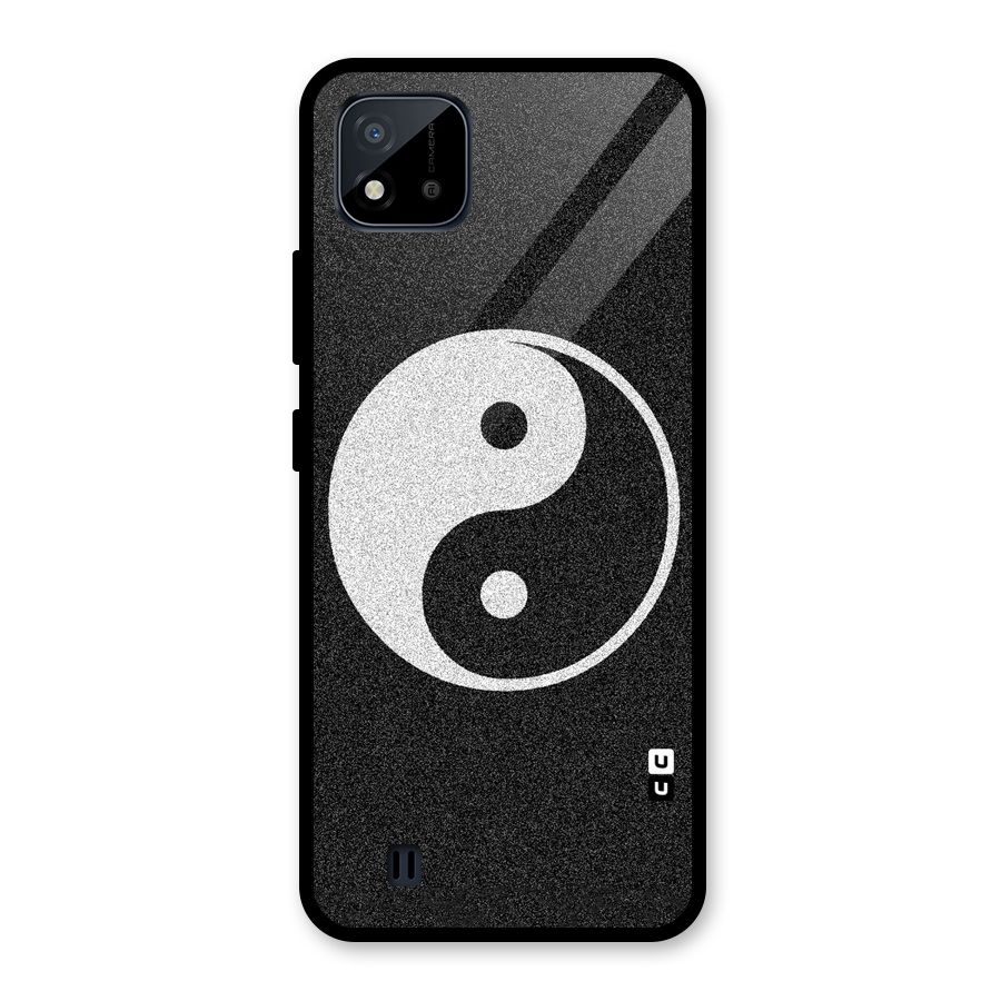 Peace Disorted Glass Back Case for Realme C11 2021