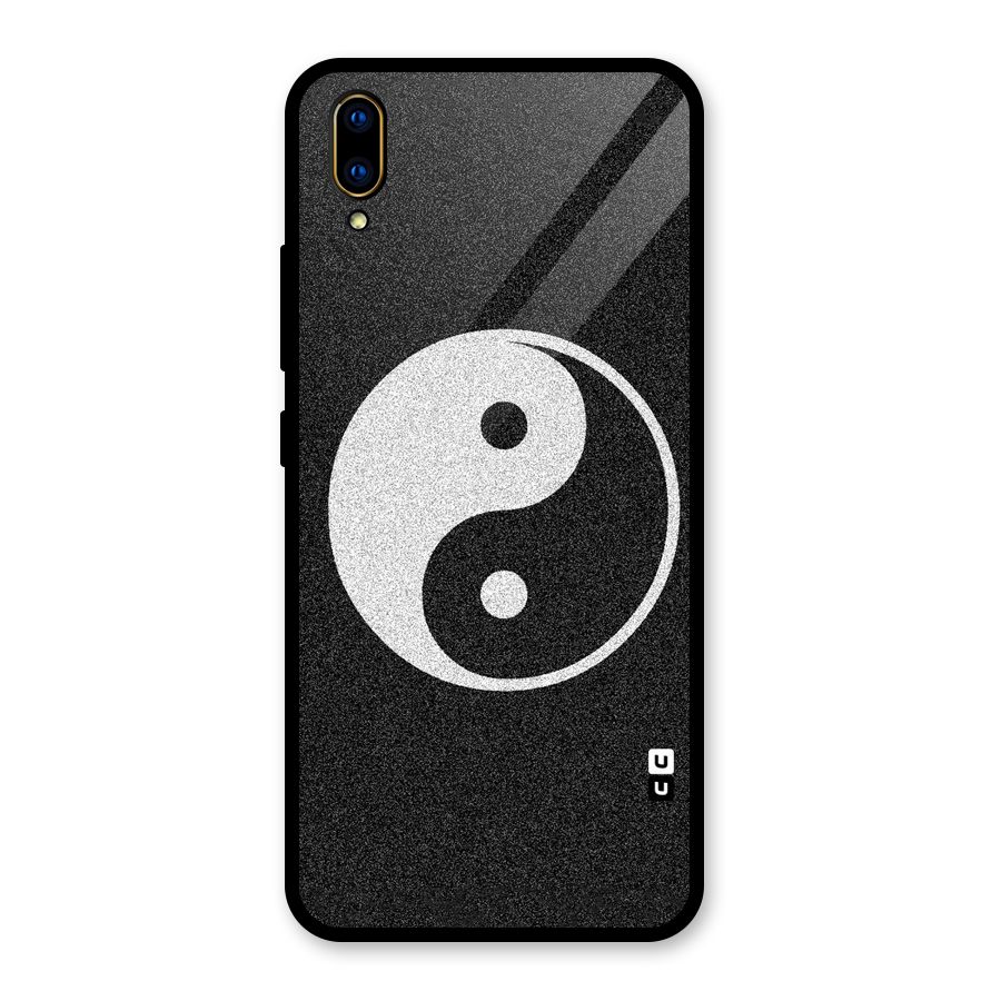 Peace Disorted Glass Back Case for Vivo V11 Pro