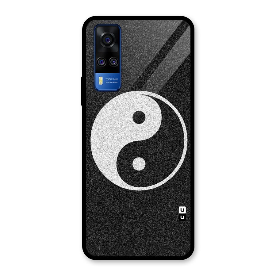 Peace Disorted Glass Back Case for Vivo Y31
