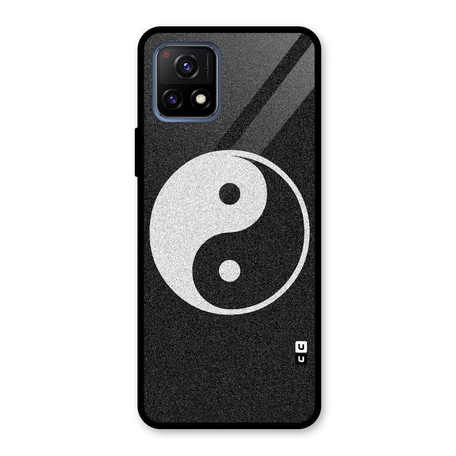 Peace Disorted Glass Back Case for Vivo Y72 5G