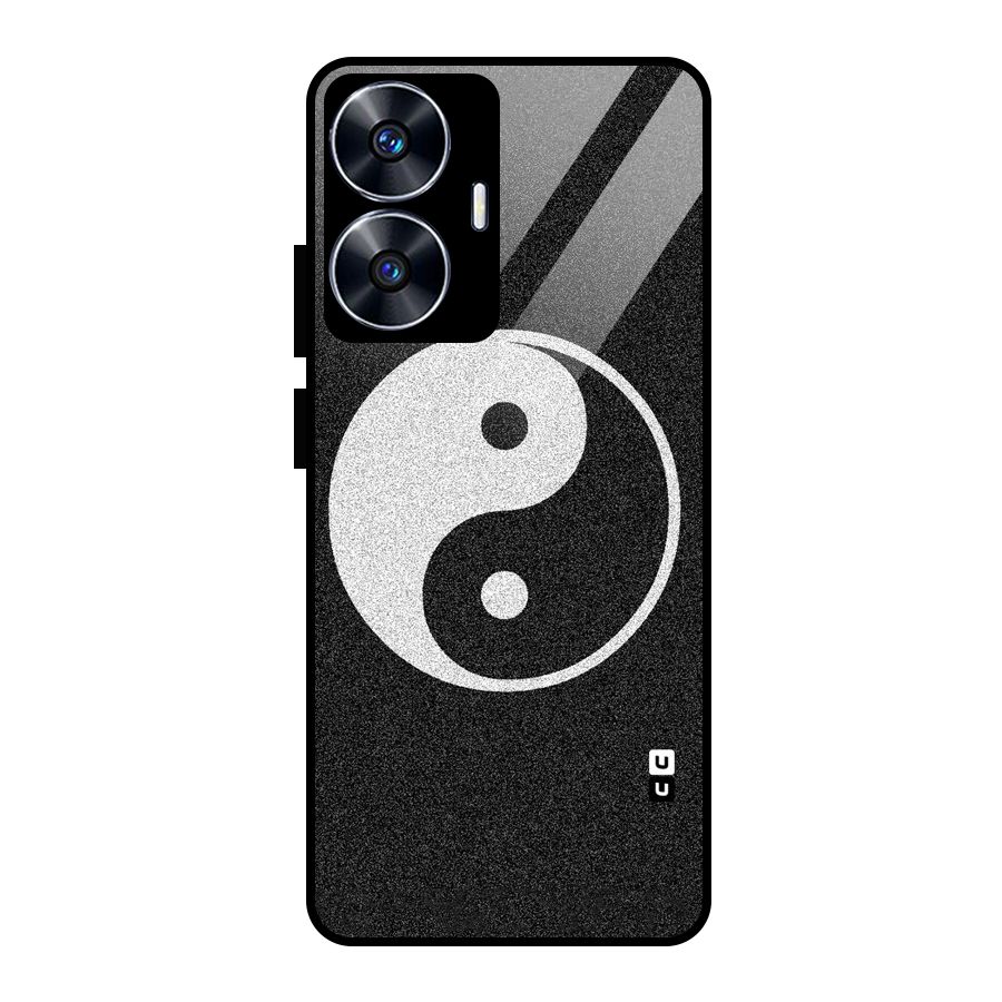 Peace Disorted Glass Back Case for realme C55