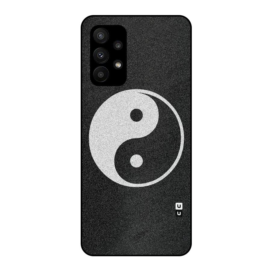 Peace Disorted Metal Back Case for Galaxy A23
